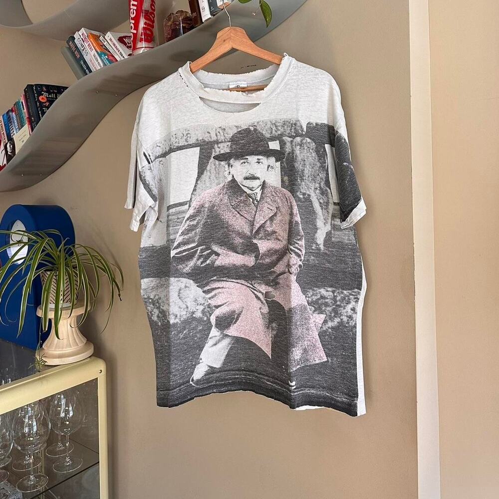 Vintage Albert Einstein AOP Shirt